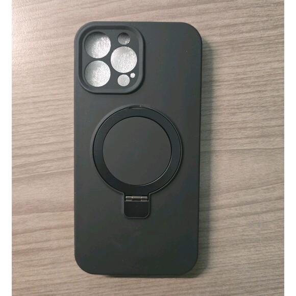 iPhone 14 Plus Phone Case 360 Rotatable For Matte Black - Picture 1 of 3